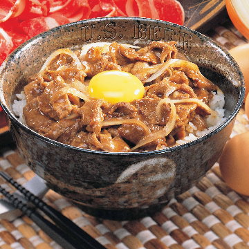 ★食譜教學★雪花月見牛丼產品圖